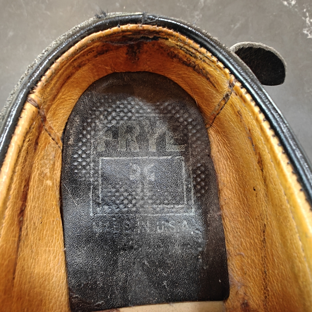 Frye Black Leather Harness Mules with Silver Accents - Picture 8 of 9